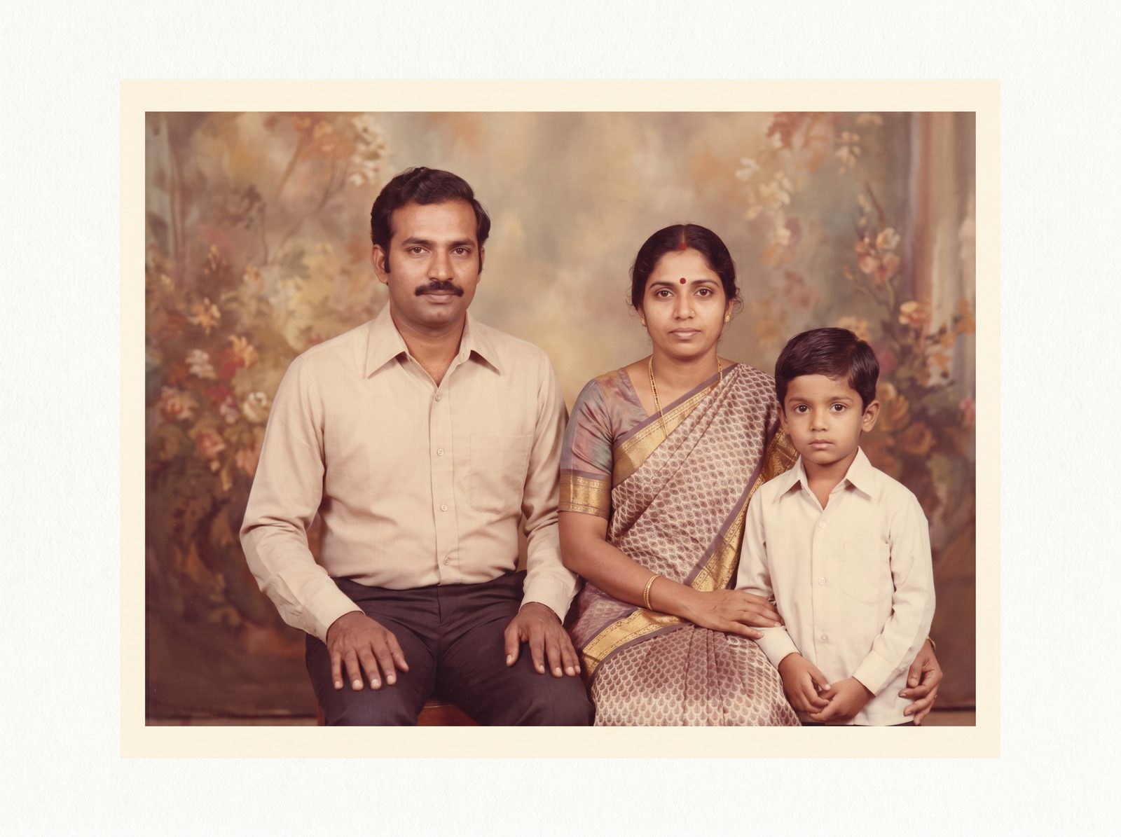 restored, colourised photo